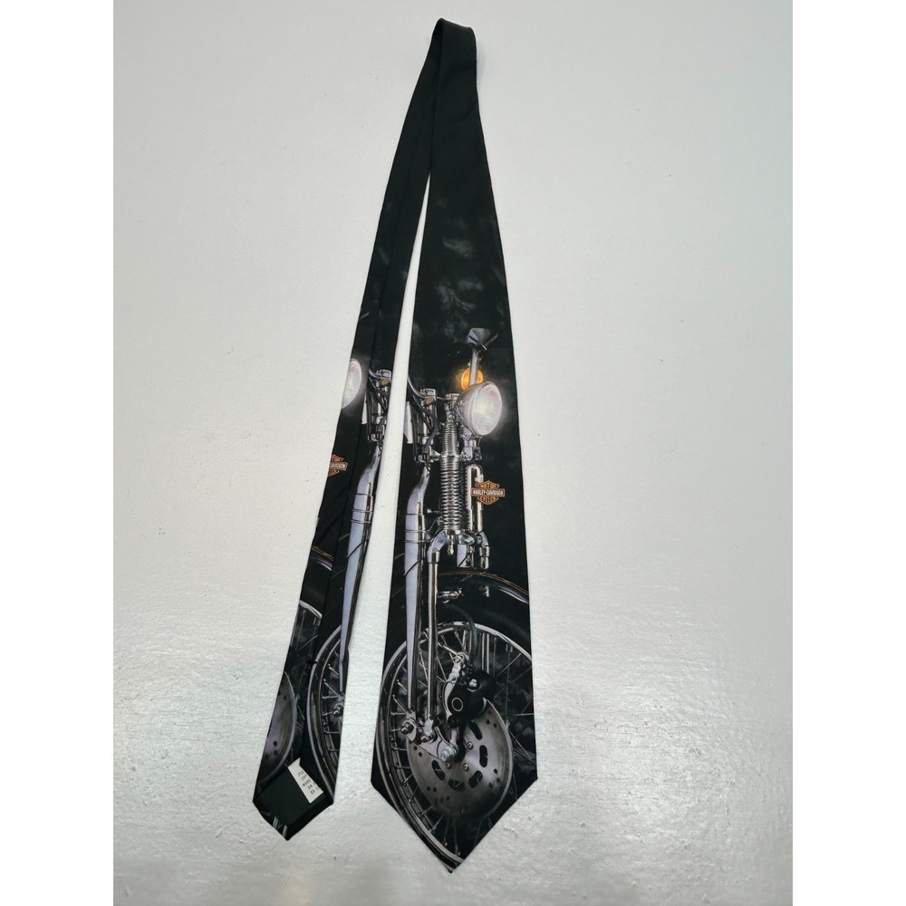 Harley Davidson Motorcycles Tie Necktie Ralph Marlin - Made In The‎ U.S.A. - Picture 2 of 7
